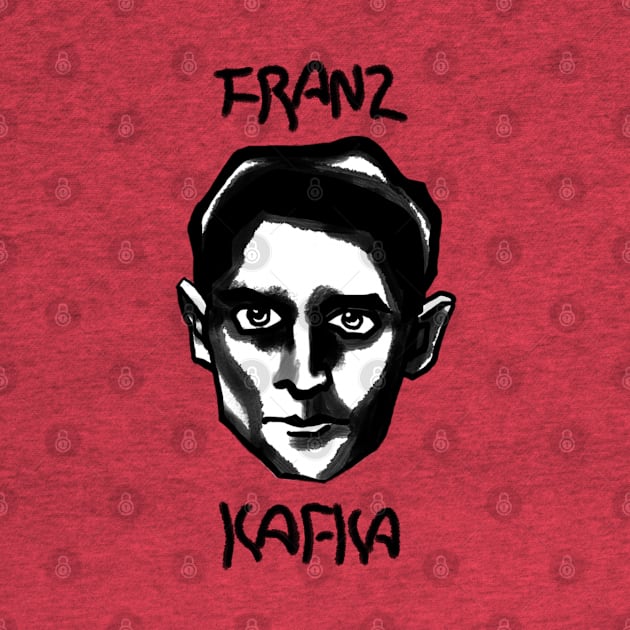 Franz Kafka head by HelenaCooper